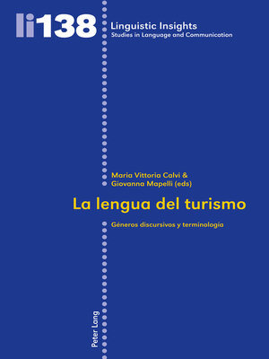 cover image of La lengua del turismo